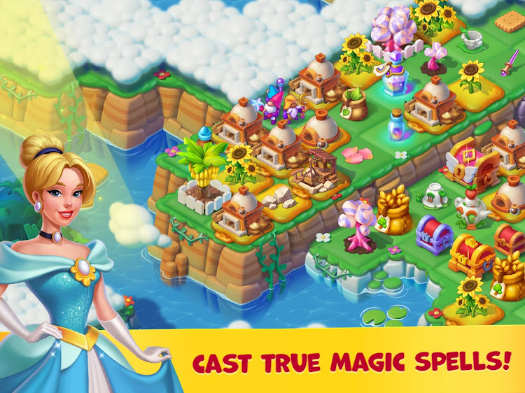 #10. Fairyland: Merge & Magic (Android) By: Slimmerbits LLC