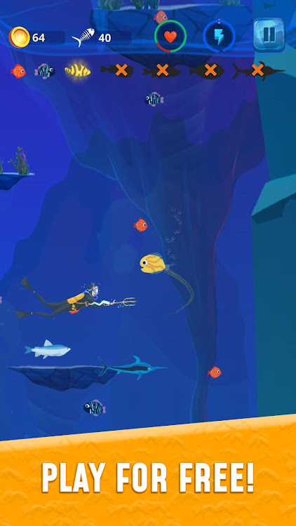 #4. Grow Fish.io : Fish Hunter (Android) By: Pelit Games66