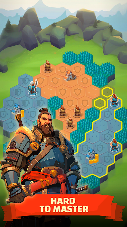 #5. Hexworld - Medieval Conquest (Android) By: Pixel Brew Games