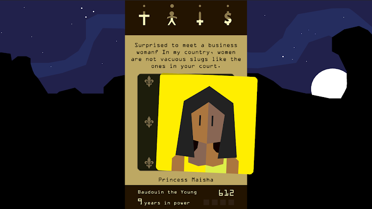 #8. Reigns (Android) By: DevolverDigital