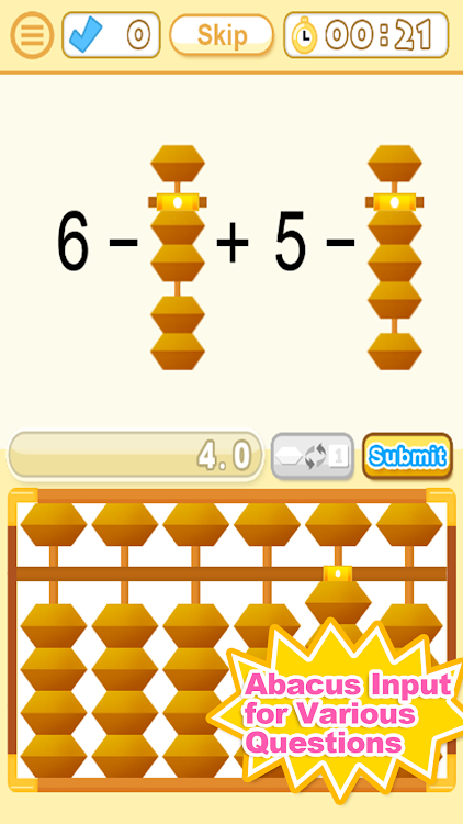 #5. Mind Maths Trainer (Android) By: Hamster Force Multimedia Ltd.