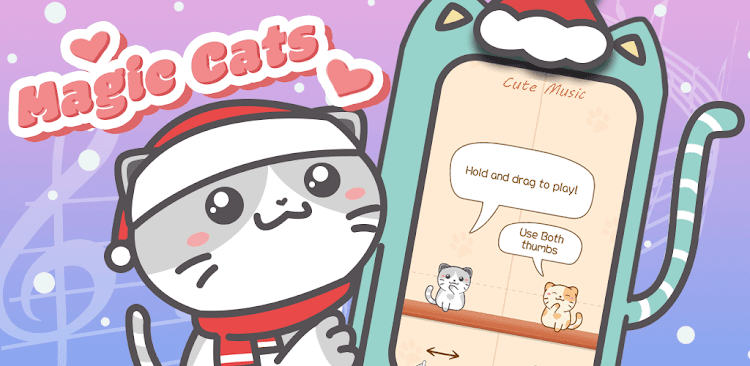 #8. Magic Rhythm Cat: Chorus Music (Android) By: Three Cookers Game