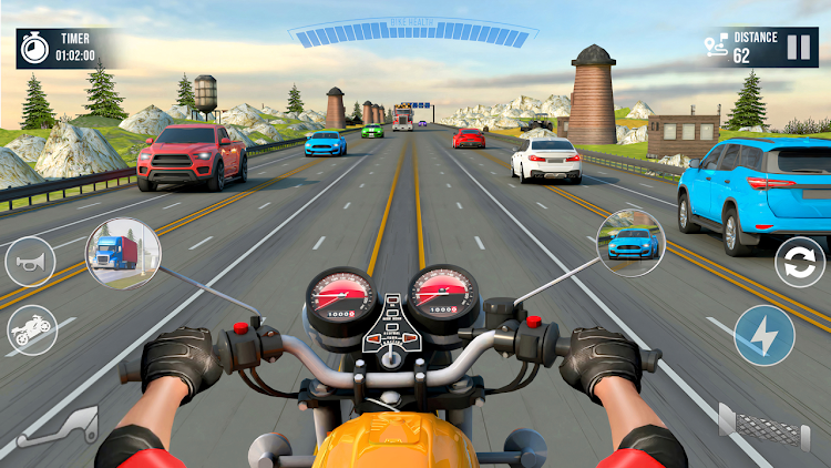 #2. Bike Racing 3D: Moto Bike Game (Android) By: Game Burg