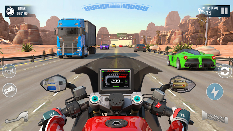 #7. Bike Racing 3D: Moto Bike Game (Android) By: Game Burg