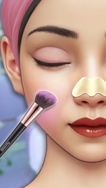 #4. ASMR Makeup Spa Makeover Games (Android) By: GamesiWin