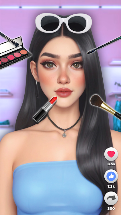 #6. ASMR Makeup Spa Makeover Games (Android) By: GamesiWin