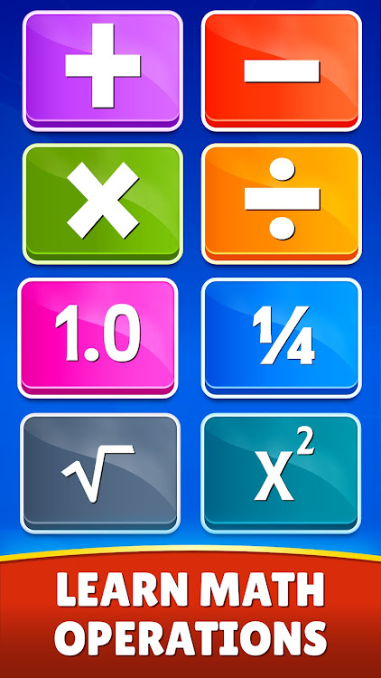 #3. Math Games: Math for Kids (Android) By: RV AppStudios