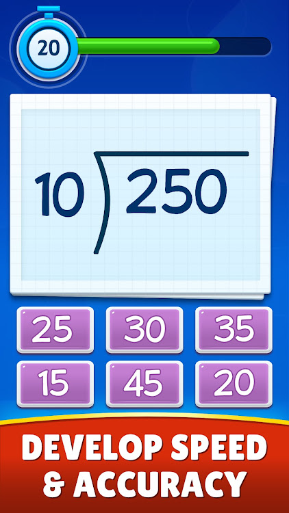 #6. Math Games: Math for Kids (Android) By: RV AppStudios