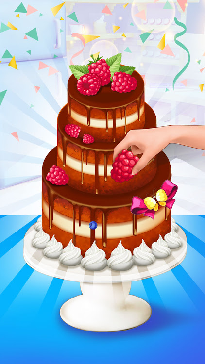 #5. Cake Baking Games : Bakery 3D (Android) By: Taprix