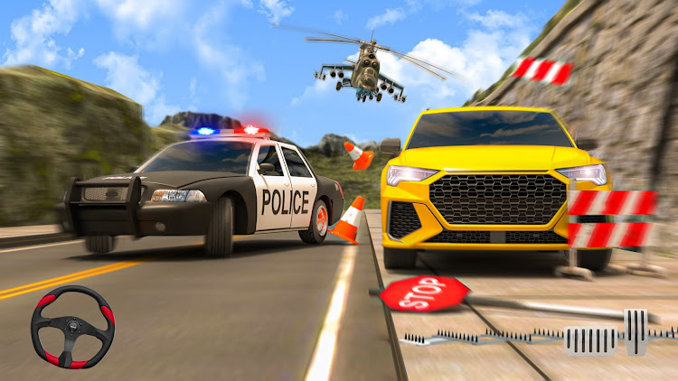 #4. Dubai Police Car Games 3d (Android) By: Apex Fun Games