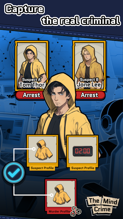 #5. The Mind Crime: Murder Mystery (Android) By: Carbon Atom Studio