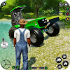 US Tractor Farming: Tractor 3D icon