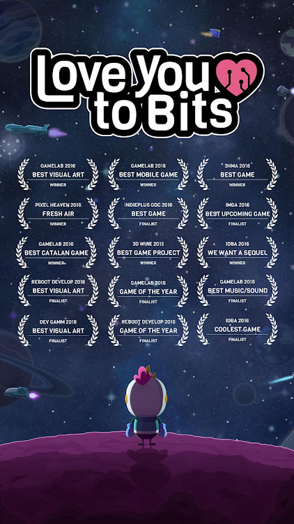 #9. Love You to Bits (Android) By: Alike Studio