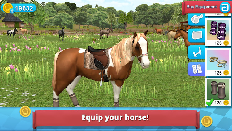 #2. Horse Show Jumping Premium (Android) By: Trophy Games - Animal Games