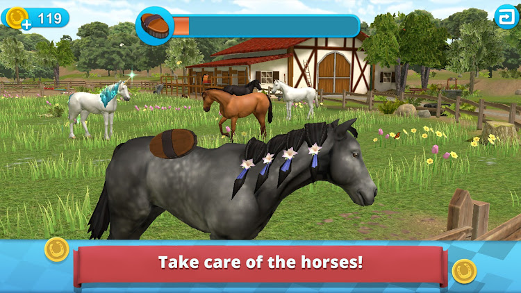 #4. Horse Show Jumping Premium (Android) By: Trophy Games - Animal Games