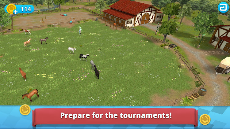 #5. Horse Show Jumping Premium (Android) By: Trophy Games - Animal Games