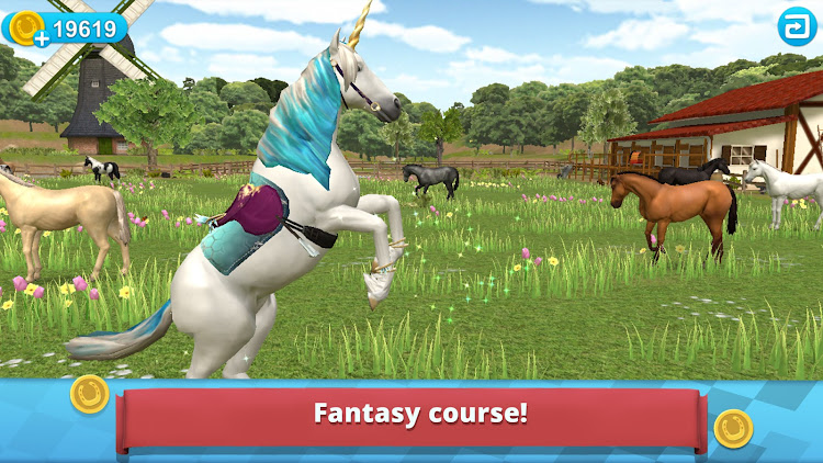 #6. Horse Show Jumping Premium (Android) By: Trophy Games - Animal Games