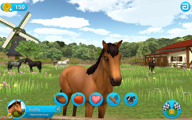 #8. Horse Show Jumping Premium (Android) By: Trophy Games - Animal Games