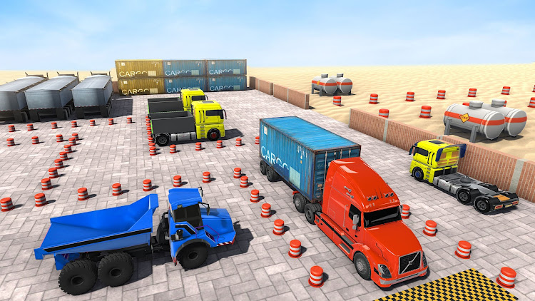 #3. Truck Parking Truck Games 3D (Android) By: Game Barrels