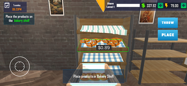 #2. Store Simulator: Pastries Cafe (Android) By: Try balalay games