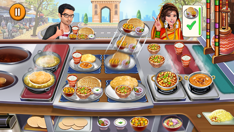 #6. Indian Kitchen Cooking Games (Android) By: Mobile Games Hive