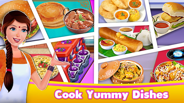 #10. Indian Kitchen Cooking Games (Android) By: Mobile Games Hive