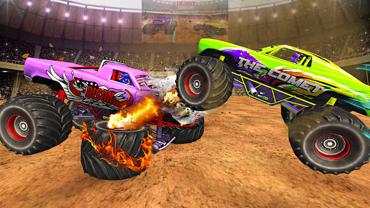 #3. Monster Truck: Truck Games 3D (Android) By: Hexabin Games