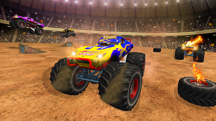 #5. Monster Truck: Truck Games 3D (Android) By: Hexabin Games