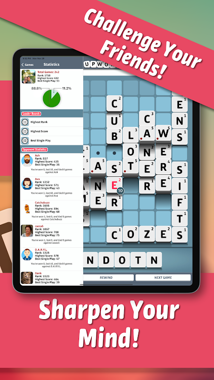 #10. Upwords (Android) By: Lonely Star Software, Inc.