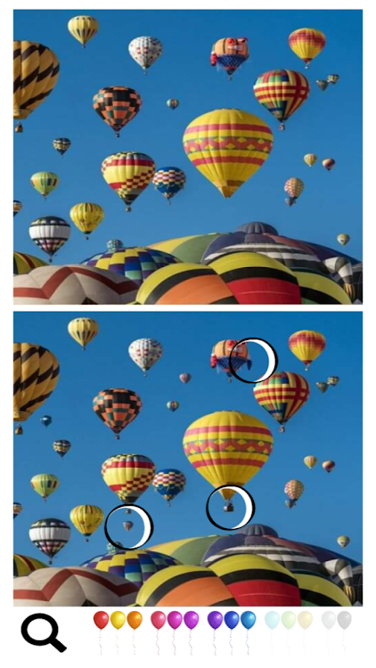 #3. Spot a Difference Balloons (Android) By: LynnRossMGC