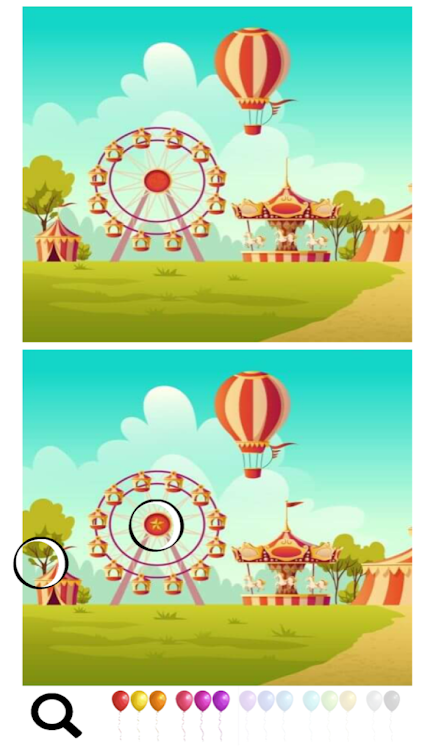 #4. Spot a Difference Balloons (Android) By: LynnRossMGC