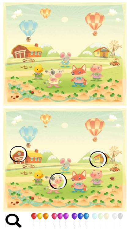 #5. Spot a Difference Balloons (Android) By: LynnRossMGC