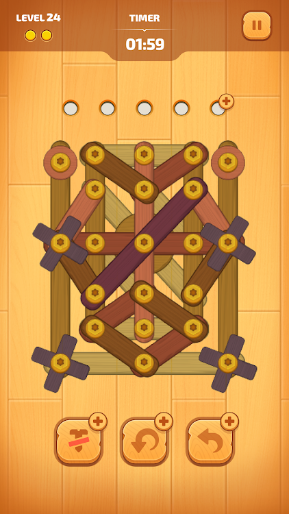 #4. Awesome Bolts & Screws Puzzle (Android) By: SayGames Ltd