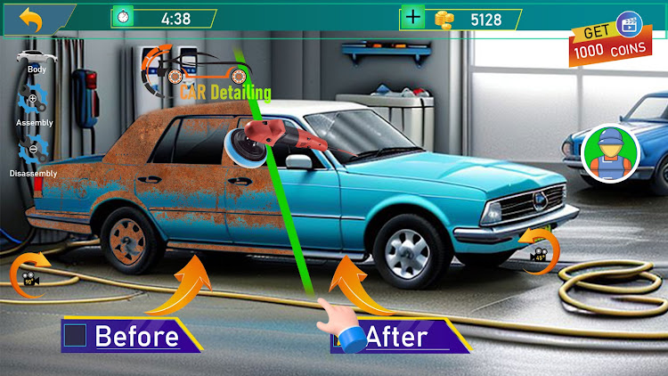 #3. Car Detailing : Car Makeover (Android) By: Tecgene