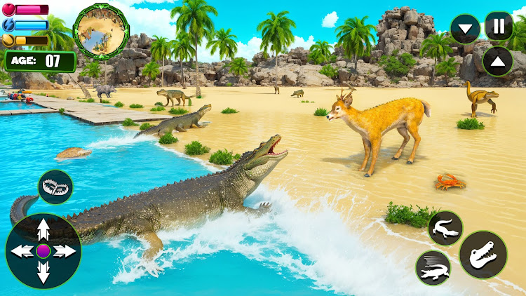 #6. Angry Alligator Attack Sim 3D (Android) By: Max Games Production