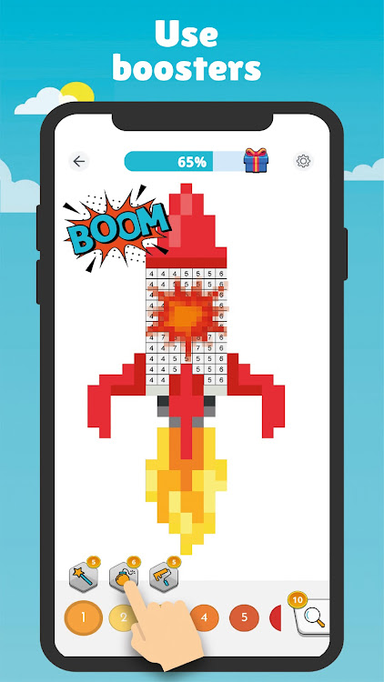 #4. So Pixel Art : Color By Number (Android) By: SFConsulting