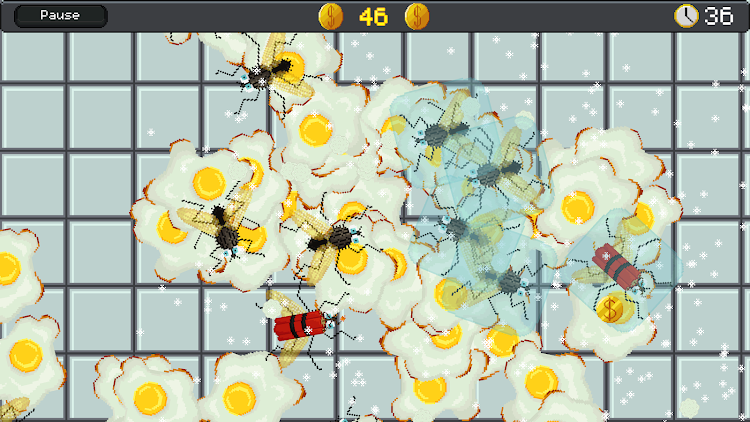 #4. Flymageddon: Insect Invasion (Android) By: Felis Pixelis