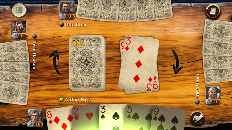 #2. Crazy Eights HD Card Game (Android) By: Elvista Media Solutions