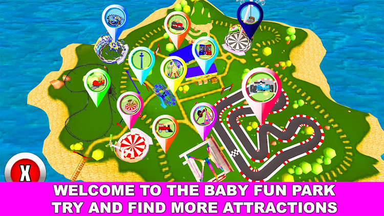 #7. Baby Fun Park - Baby Games 3D (Android) By: Kaufcom Games Apps Widgets