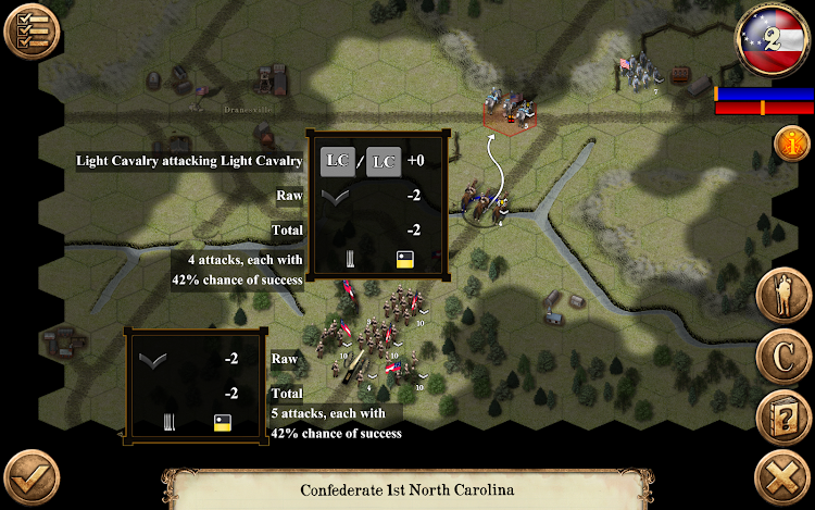 #3. Civil War: 1861 (Android) By: Hunted Cow Games