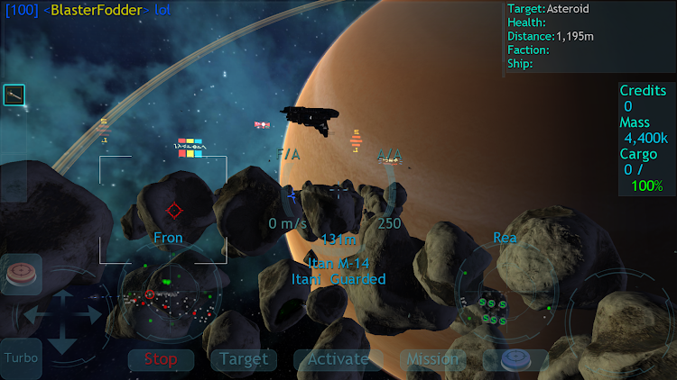 #7. Vendetta Online HD - Space MMO (Android) By: Guild Software, Inc.