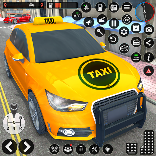 #4. Real Taxi Parking Games 3D (Android) By: Contra 3D Games