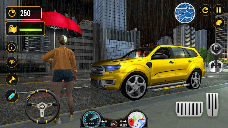 #2. Taxi Games Car Simulator 3D (Android) By: BMH Sol