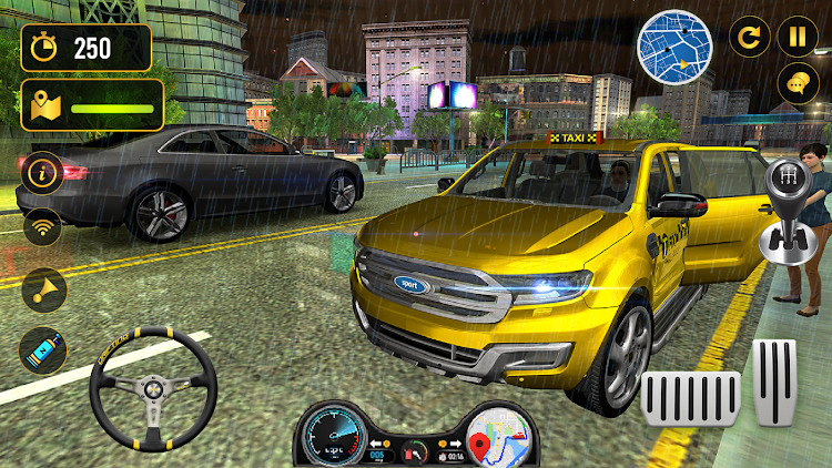 #5. Taxi Games Car Simulator 3D (Android) By: BMH Sol