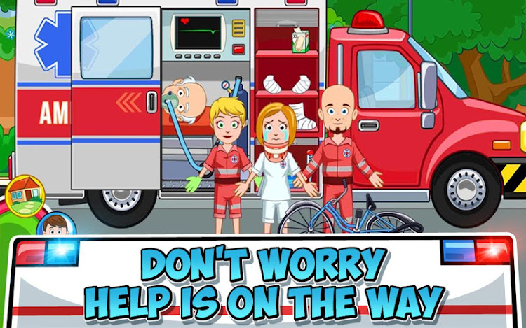 #8. My Town : Fire station Rescue (Android) By: My Town Games Ltd