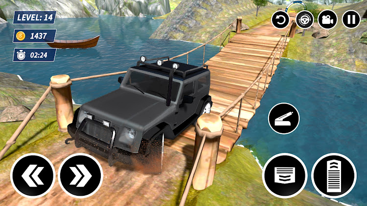 #3. Offroad Car Driving Jeep Games (Android) By: Golden Guns Studio