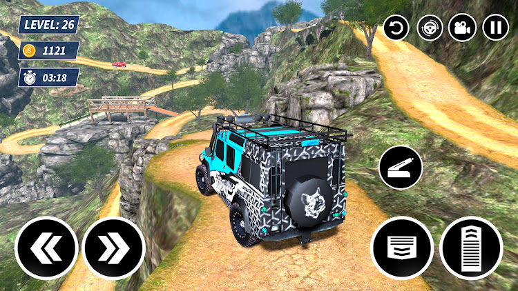 #6. Offroad Car Driving Jeep Games (Android) By: Golden Guns Studio