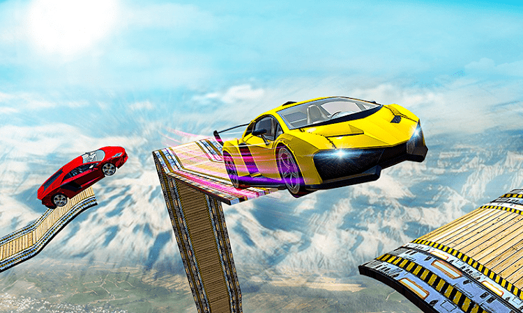 #3. Mega Ramp car Impossible Jump (Android) By: Extreme Games Production