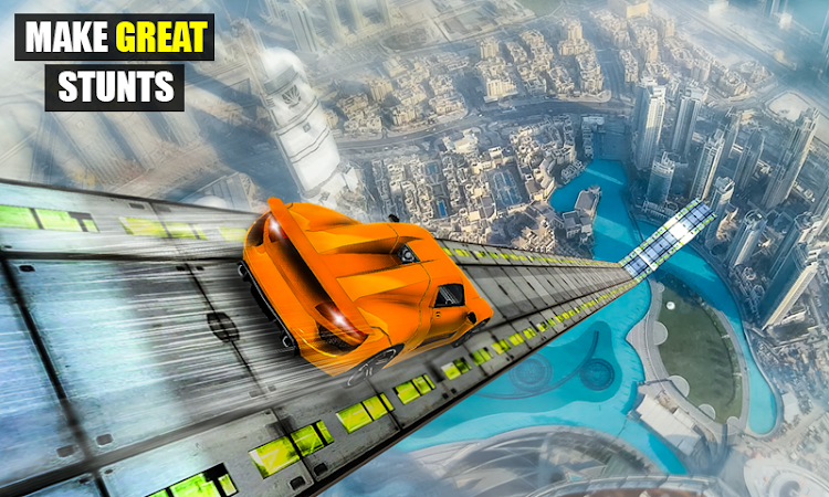 #5. Mega Ramp car Impossible Jump (Android) By: Extreme Games Production