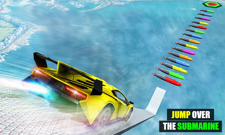 #6. Mega Ramp car Impossible Jump (Android) By: Extreme Games Production